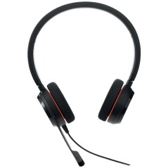 Jabra Evolve 20 UC Stereo Wired Headphones - Premium Sound & Comfort - Black